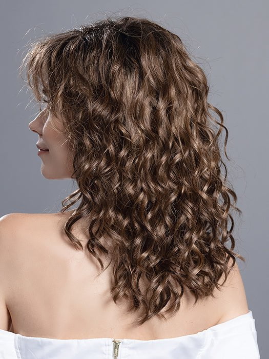 Our recommendation is to use a wide-tooth comb when brushing to keep these beautiful loose curls intact