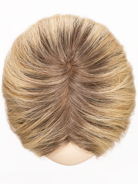 Advance Human Hair Synthetic Blend Lace Front Wig Mono Part Wigs