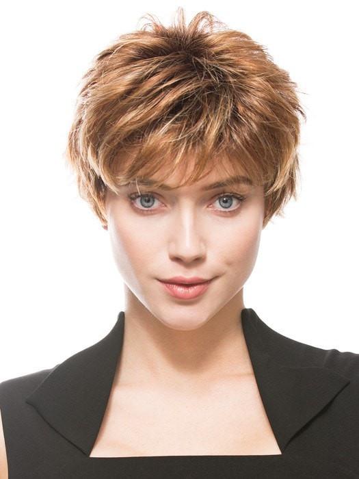 Push Up Short Synthetic Wig Basic Cap