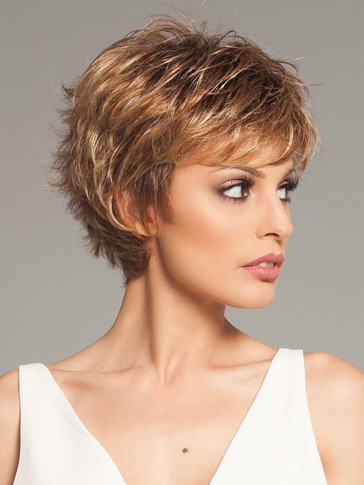 Push Up Short Synthetic Wig Basic Cap