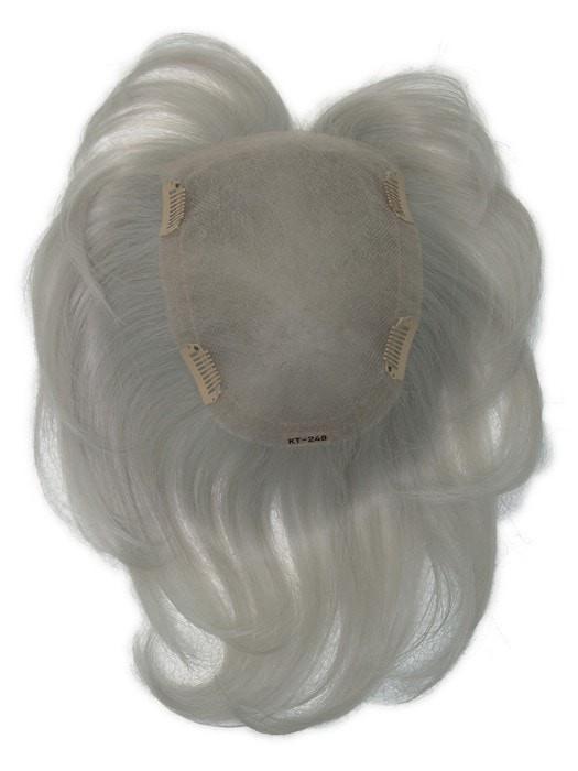 Real Human Hair Synthetic Blend Topper Hand Tied DISCONTINUED