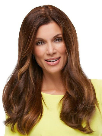 Jon Renau Easicrown Peach 27B 18” HF hair deals topper hairpiece