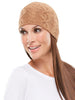 Cable Knit Beanie by Jon Renau | Color Tan PPC MAIN IMAGE FB MAIN IMAGE